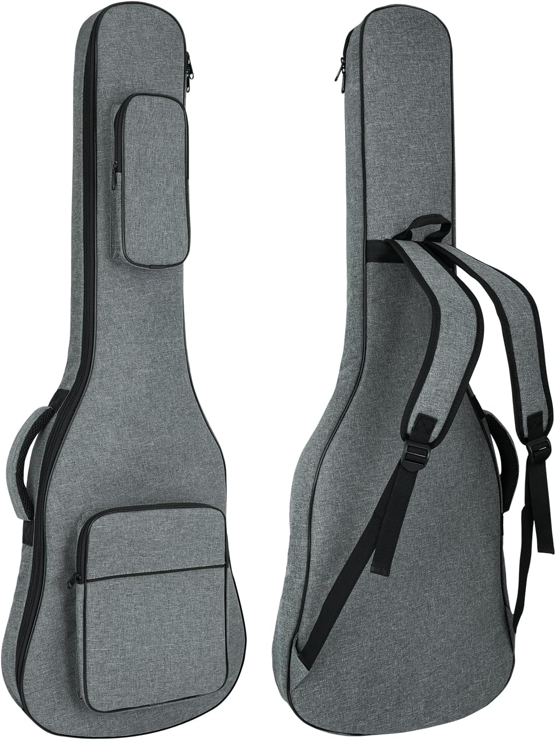 Funda acolchada para guitarra electrica 11.5 mm Estuche blando para guitarra con correa para el cuello