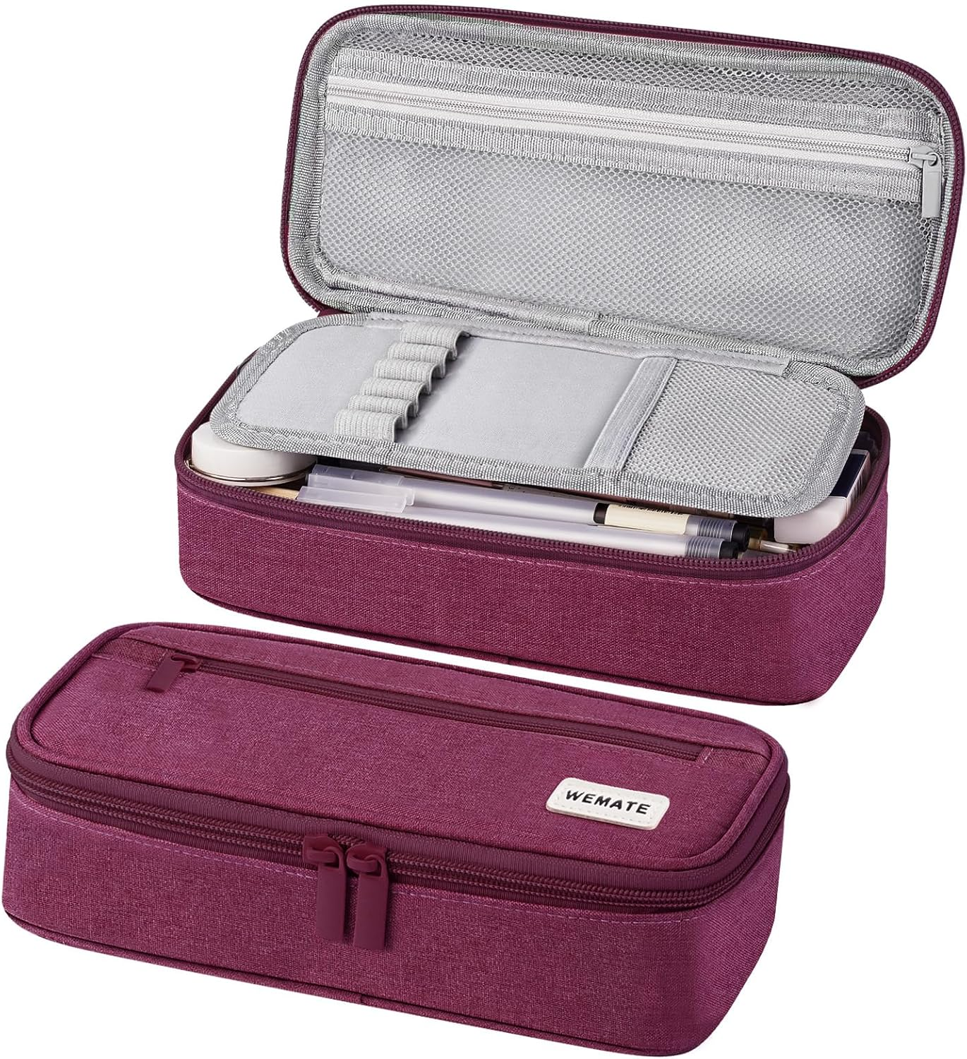 Pencil Case, Large Storage Organizer for Stationery, Back - to - School Essential, Teacher Must - have, Big Pencil Pouch, Marker Case School Supplies for College & High School