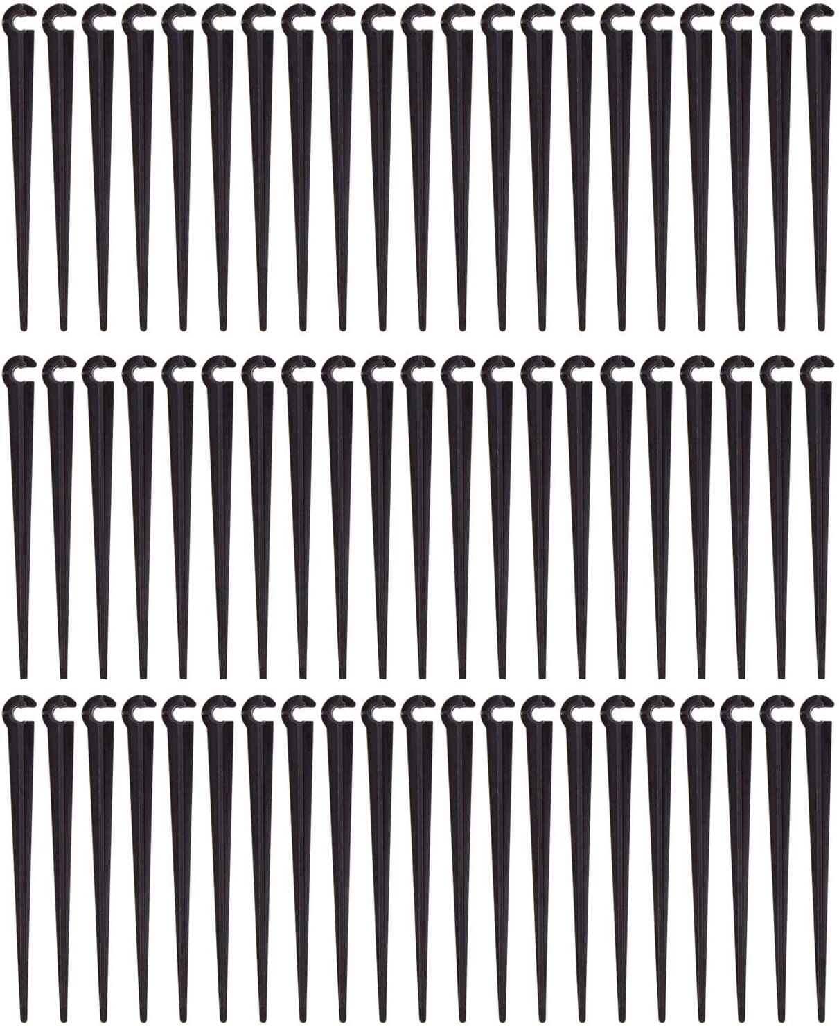 200 Pack Irrigation Drip Support Stakes 1/4 Inch Tubing Hose Holder