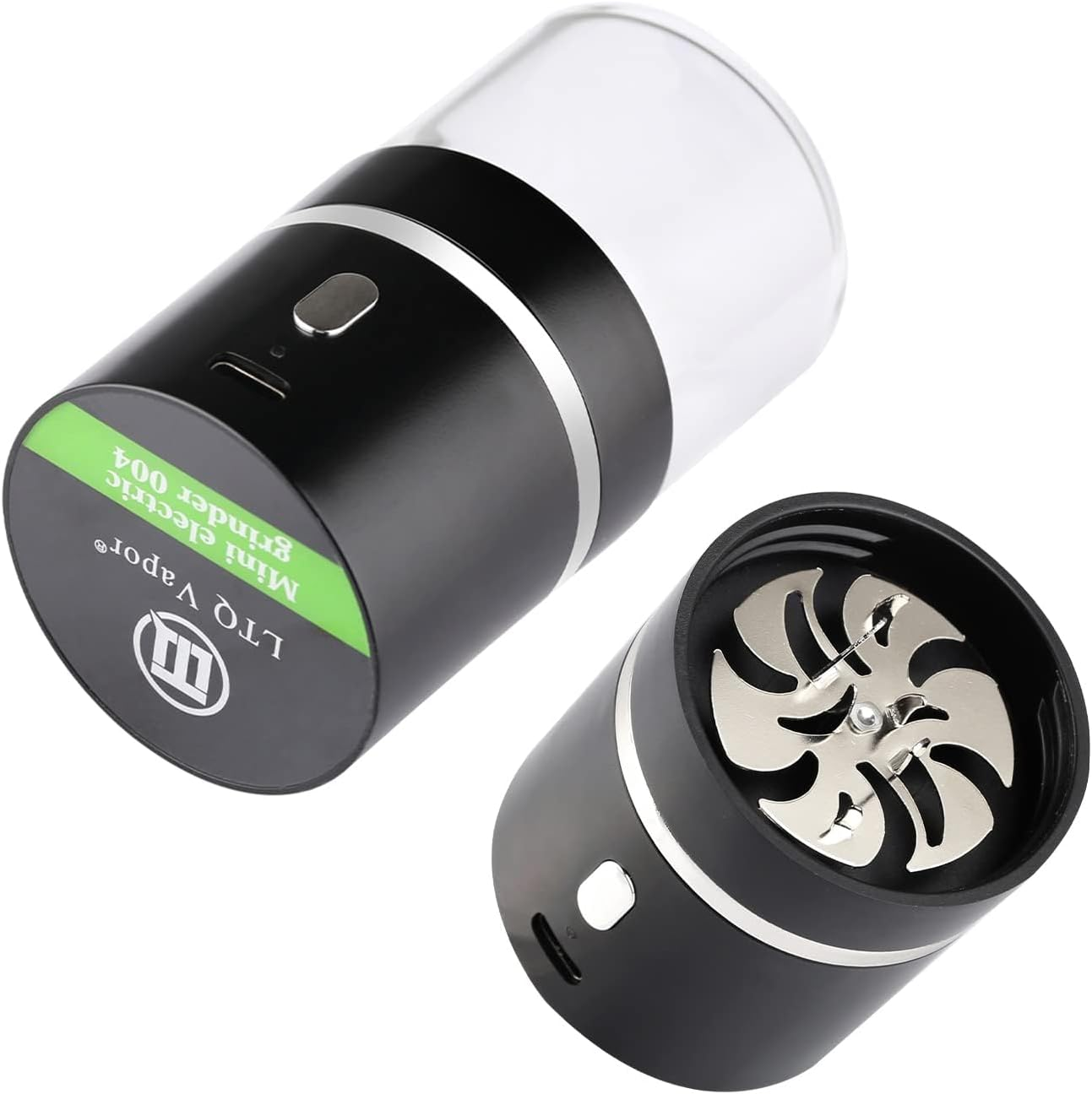 Upgraded Mini Electric Grinder Spice Smart Herb 400 Mah with 50Ml Jar