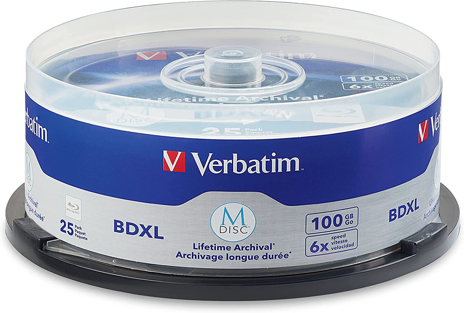Verbatim M-Disc BD-R 25GB 4X with Surface - 25pk Spindle - 98909 - Picture 10 of 15