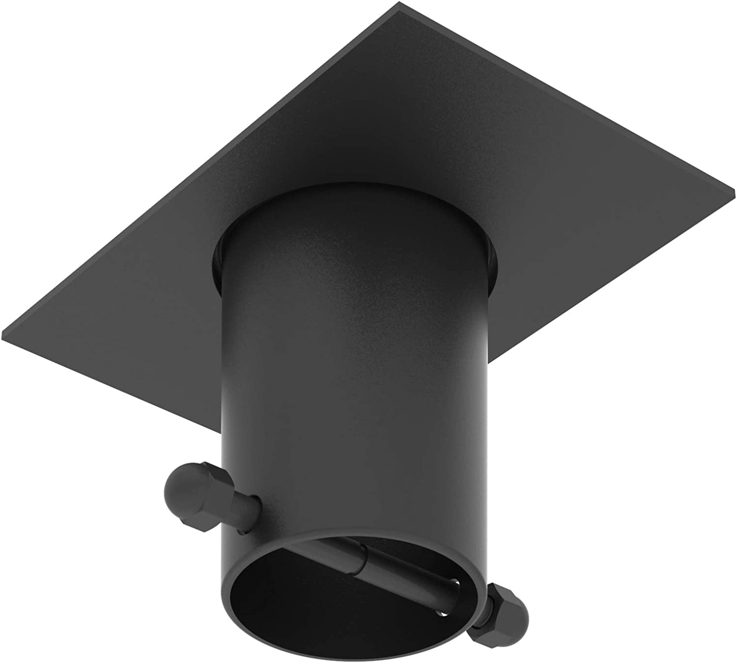 - Rain Chain Gutter Adapter/Installer in Black Powder Coated Aluminum