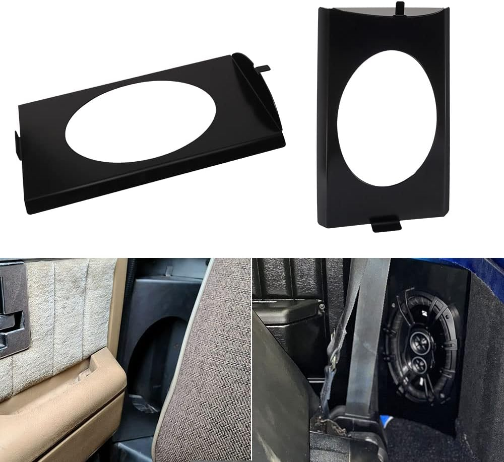 behind Seat Speaker Brackets Fit for Chevy GMC C10 1973-1987 behind Seat Cab Corner Squarebody Pickup for 6X9 Speakers