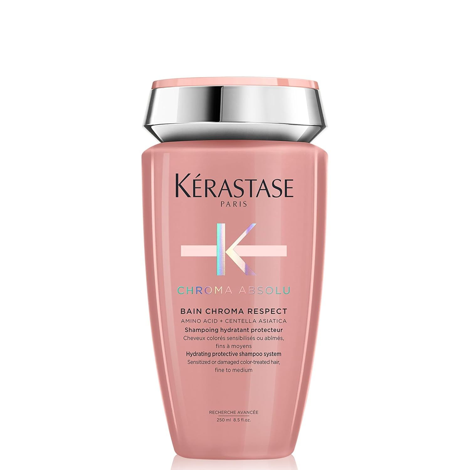 Chroma Absolute Chroma Respect Shampoo for Sensitized or Damaged Color-Treated Hair - Protects and Hydrates Fine to Medium Hair with Glycerin and Hyaluronic Acid