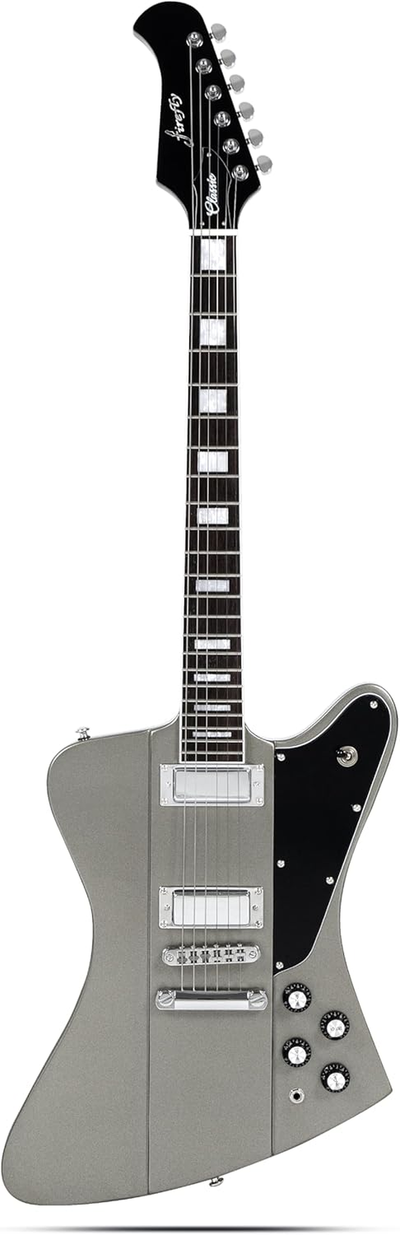 Firefly Classic FFDB Electric Guitar Gray Mahogany Body H-H Pickups Rosewood 