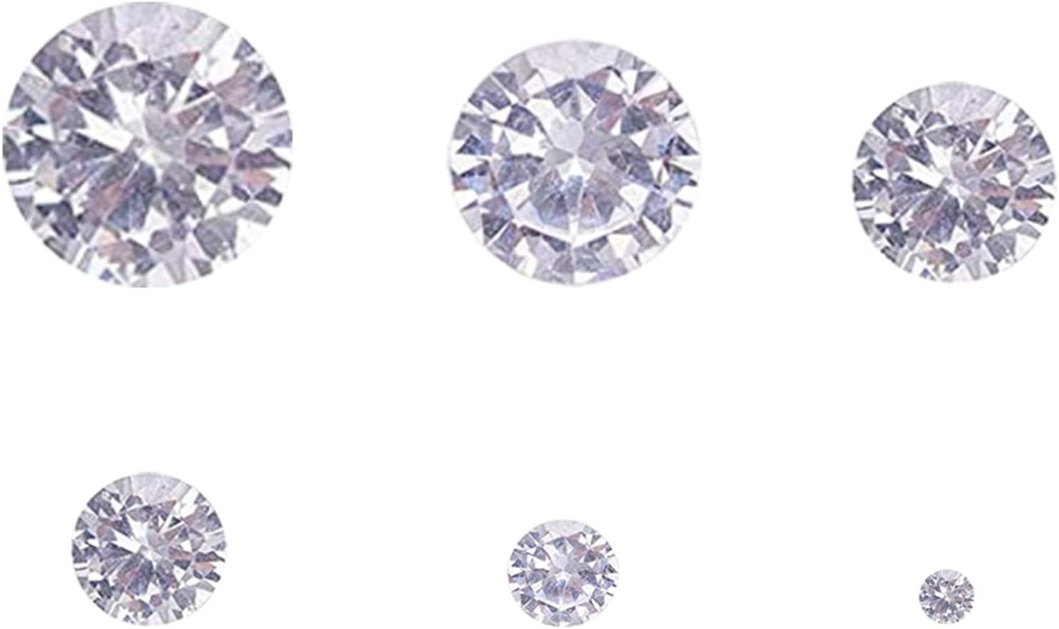 Clear Cubic Zirconia Stone Loose CZ Stone Faceted Cabochons Rhinestone Lace B... - Picture 2 of 15