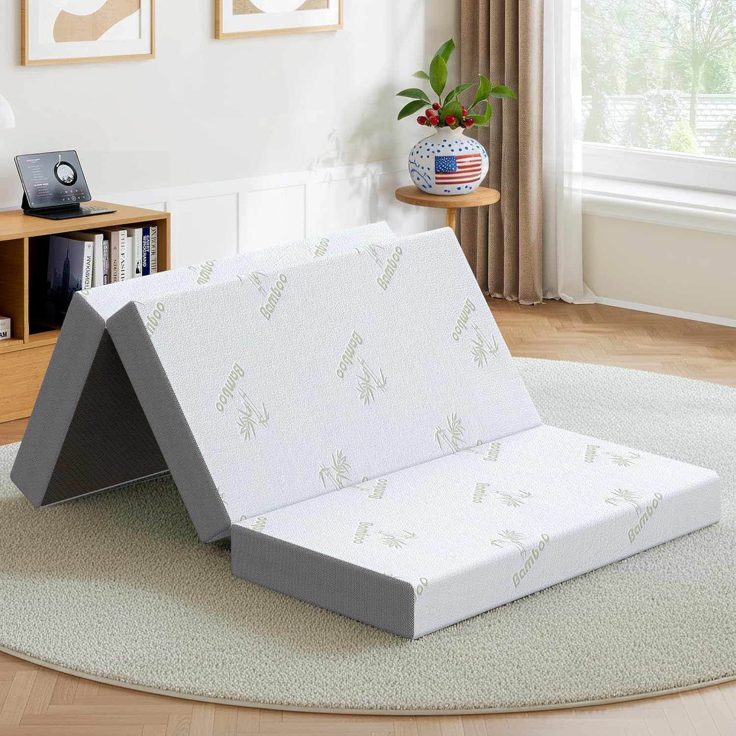 Queen Trifold Memory Foam Mattress 6