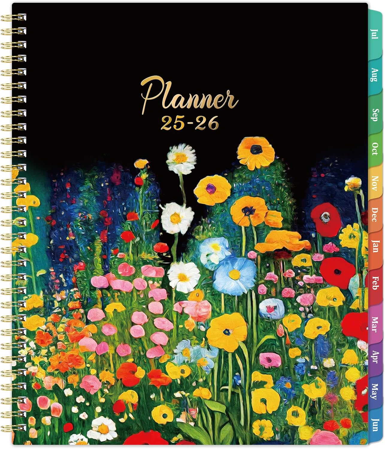 2025-2026 Planner - 2025-2026 Planner Weekly and Monthly, July 2025-June 2026, Large Weekly Monthly Planners, 8.5''X11, with Wirebound, Flexible Cover