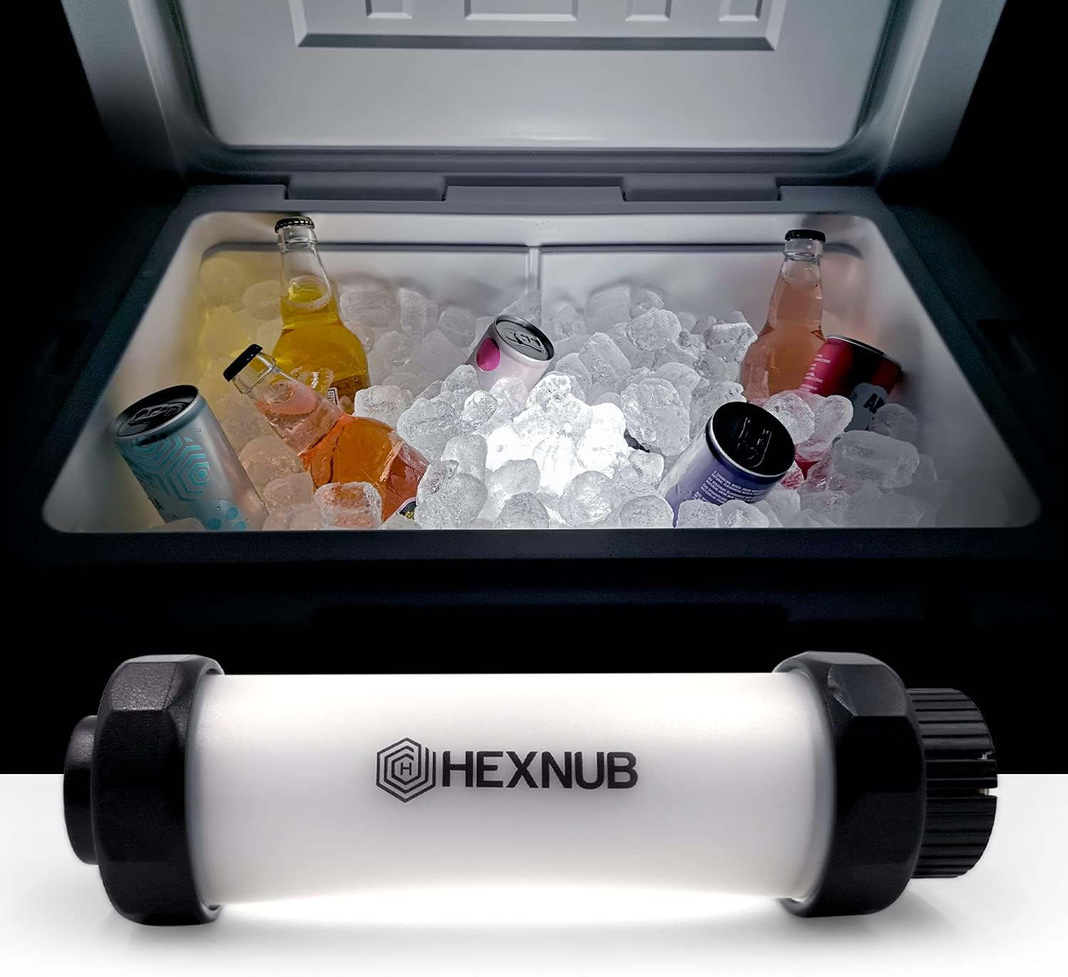 HEXNUB Cooler Box Light, Waterproof, Rechargeable LED Light