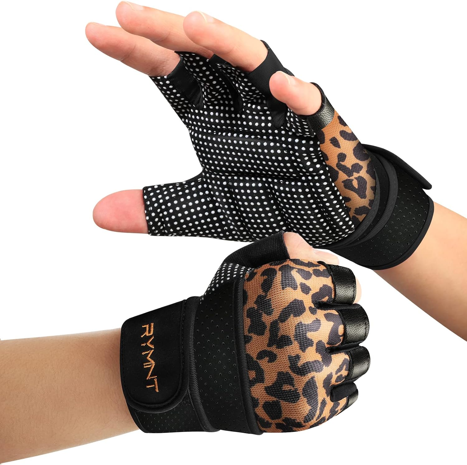 Guantes de entrenamiento con muñequera, guantes de levantamiento de pesas