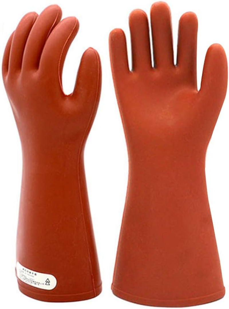 Guantes De Goma Con Aislamiento Electrico Electricista 12Kv Seguridad De Alt...