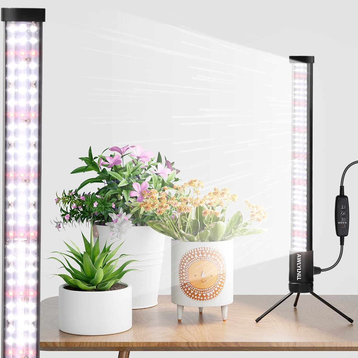 Grow Lights for Indoor Plant, T10 Vertical Standing LED Growing Plant Lamp,  5-Le | eBay