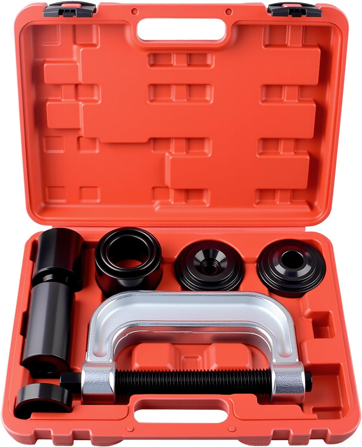 Ball Joint Press U Joint Removal Tool Kit w 4x4 Adapters Case