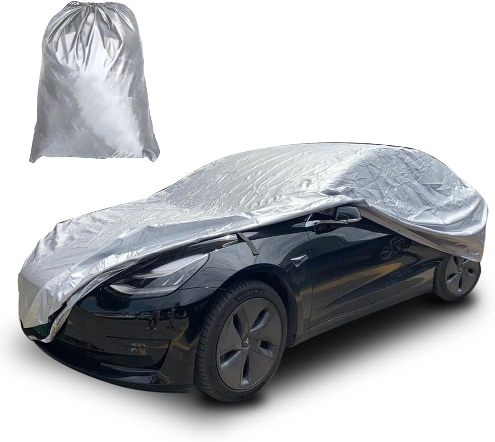 ROCCS Tesla Model 3 Car Cover Waterproof All Weather Full Exterior Car Cover ... - Picture 2 of 13