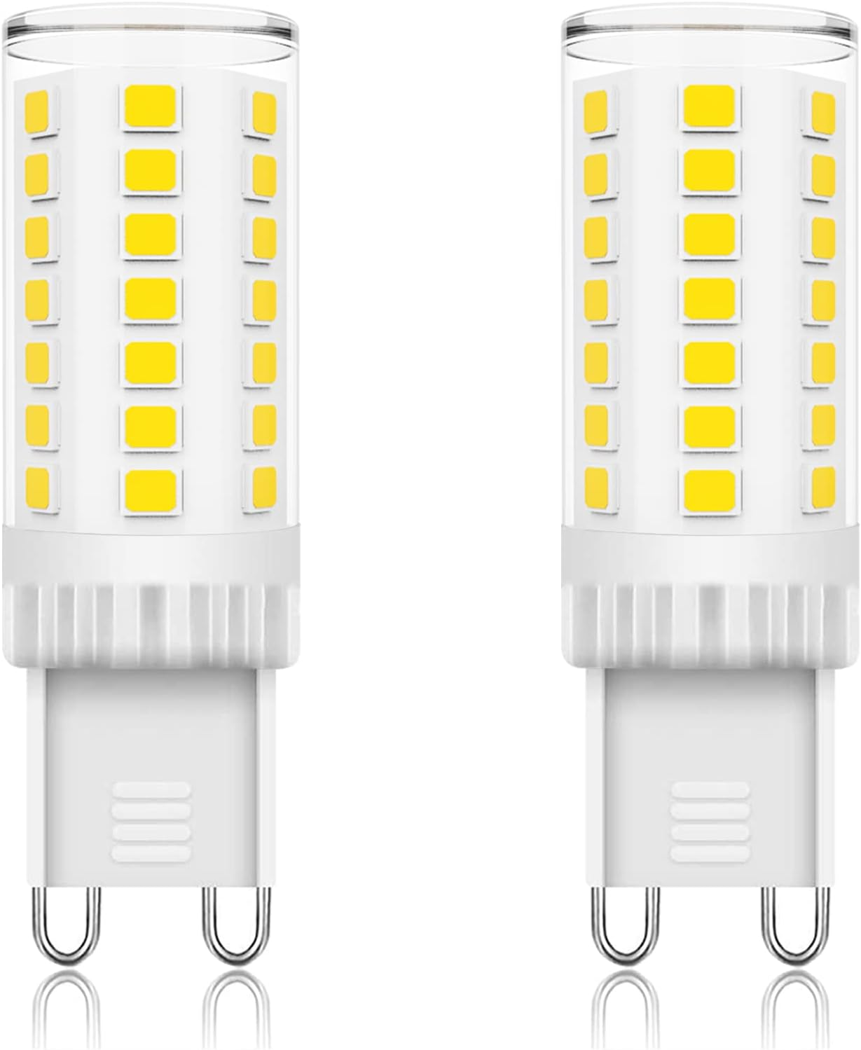 G9 LED Bulb Dimmable for W10709921 Whirlpool Microwave Oven, Daylight White 6000K, Compatible with K-Itchenaid Jenn-Air Whirlpool Ma-Ytag, 25W 40W Microwave Light Bulbs Replace for W10112515 (2 Pack)