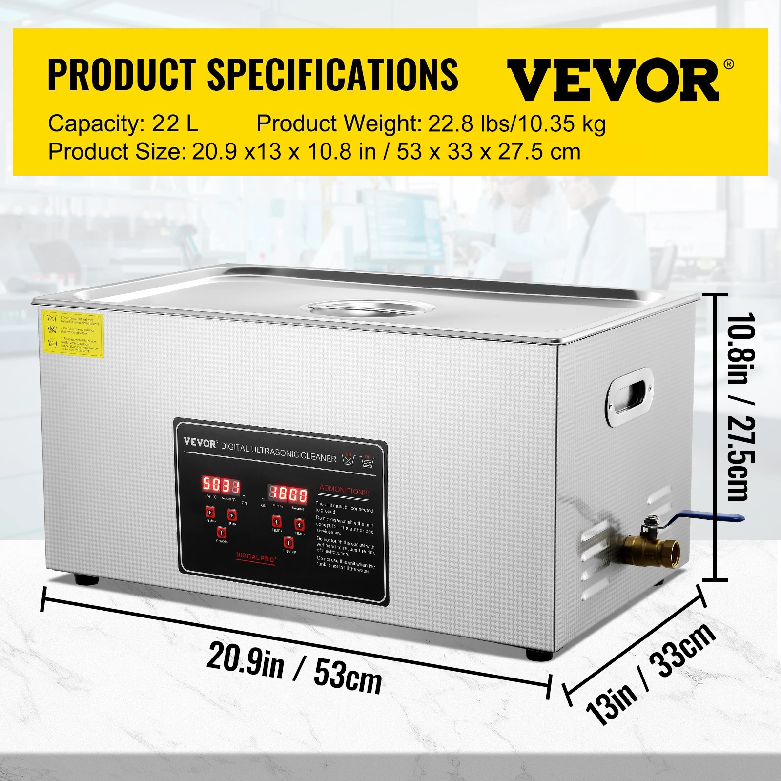 2L 3L 6L 10L 22L 30L Ultrasonic Cleaner Stainless Steel Portable Heated Cleaning Washing Machine Ultrasound Home Appliance