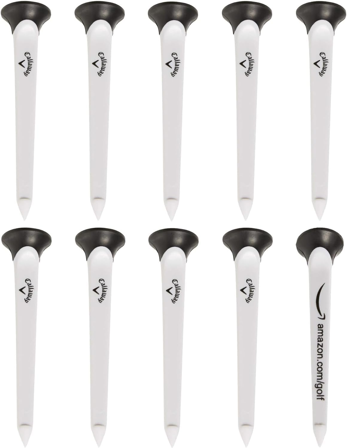 Par-Tee Plastic Golf Tees, 10 Pack