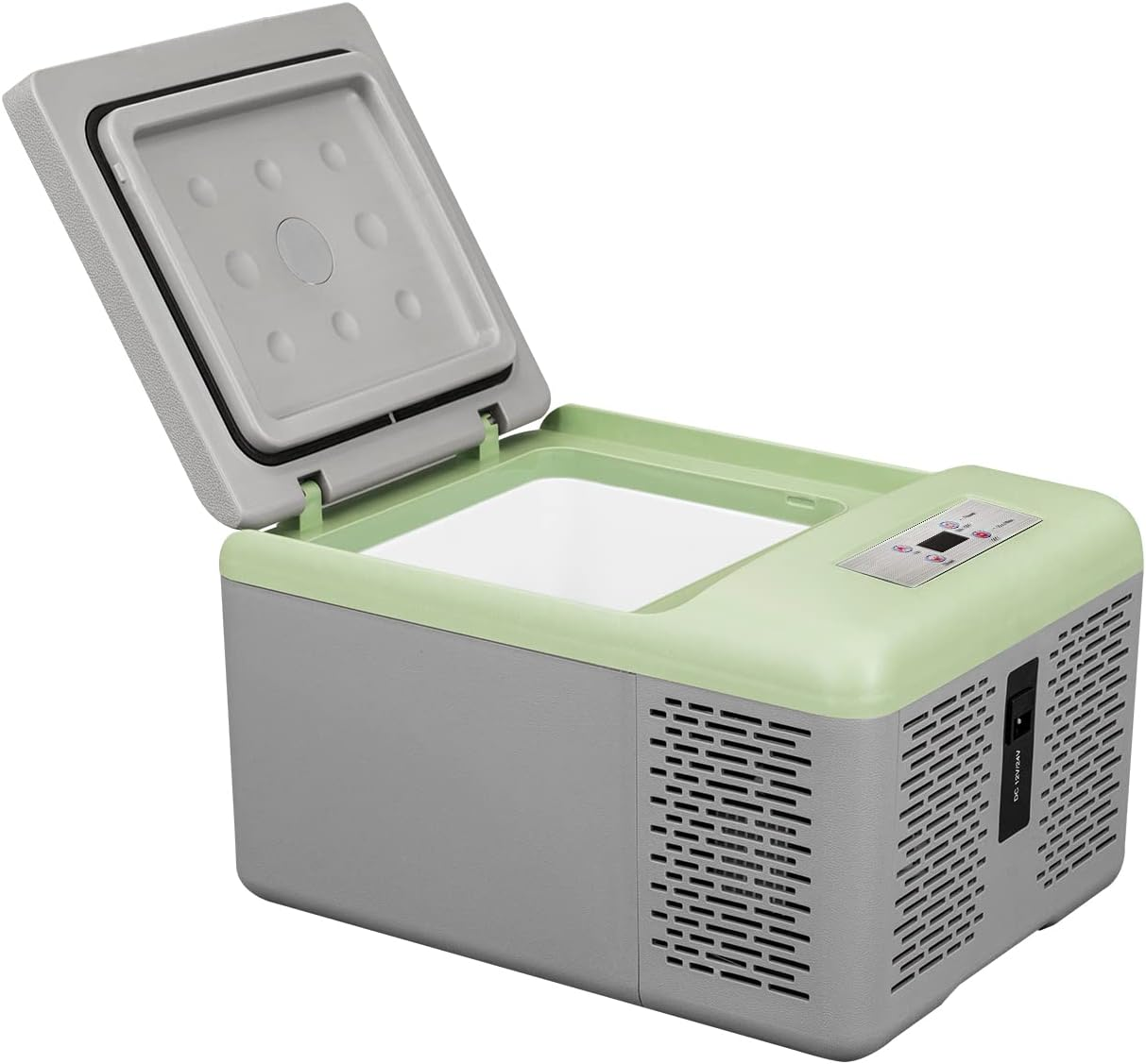 C9PT Mini Portable Freezer, 12 Volt Car Refrigerator, 10 Quart Fast Cooling, with 12/24V DC and 100-240V AC for Outdoor, Camping, RV, Truck, Boat