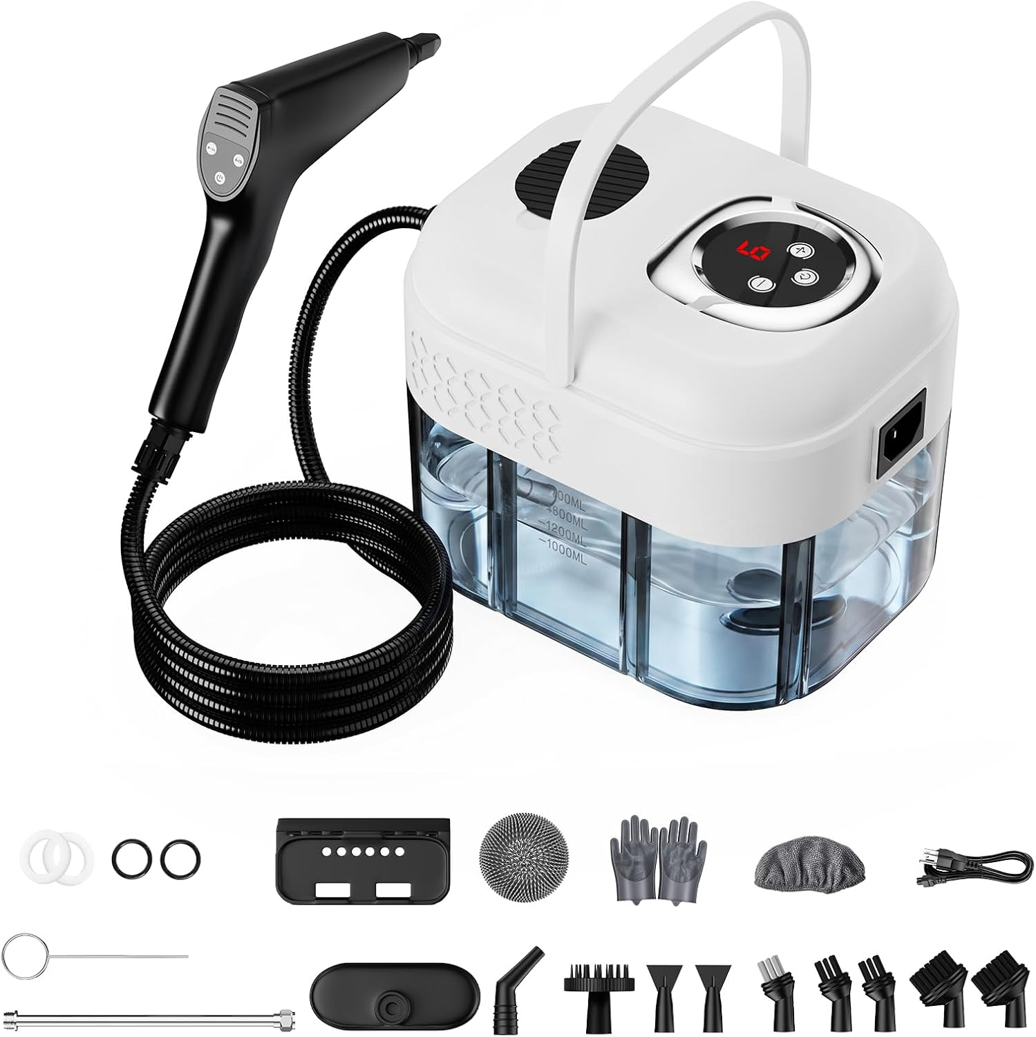 Steam Cleaner, 6-Level Adjustable Handheld Steam Cleaner for Home & Car