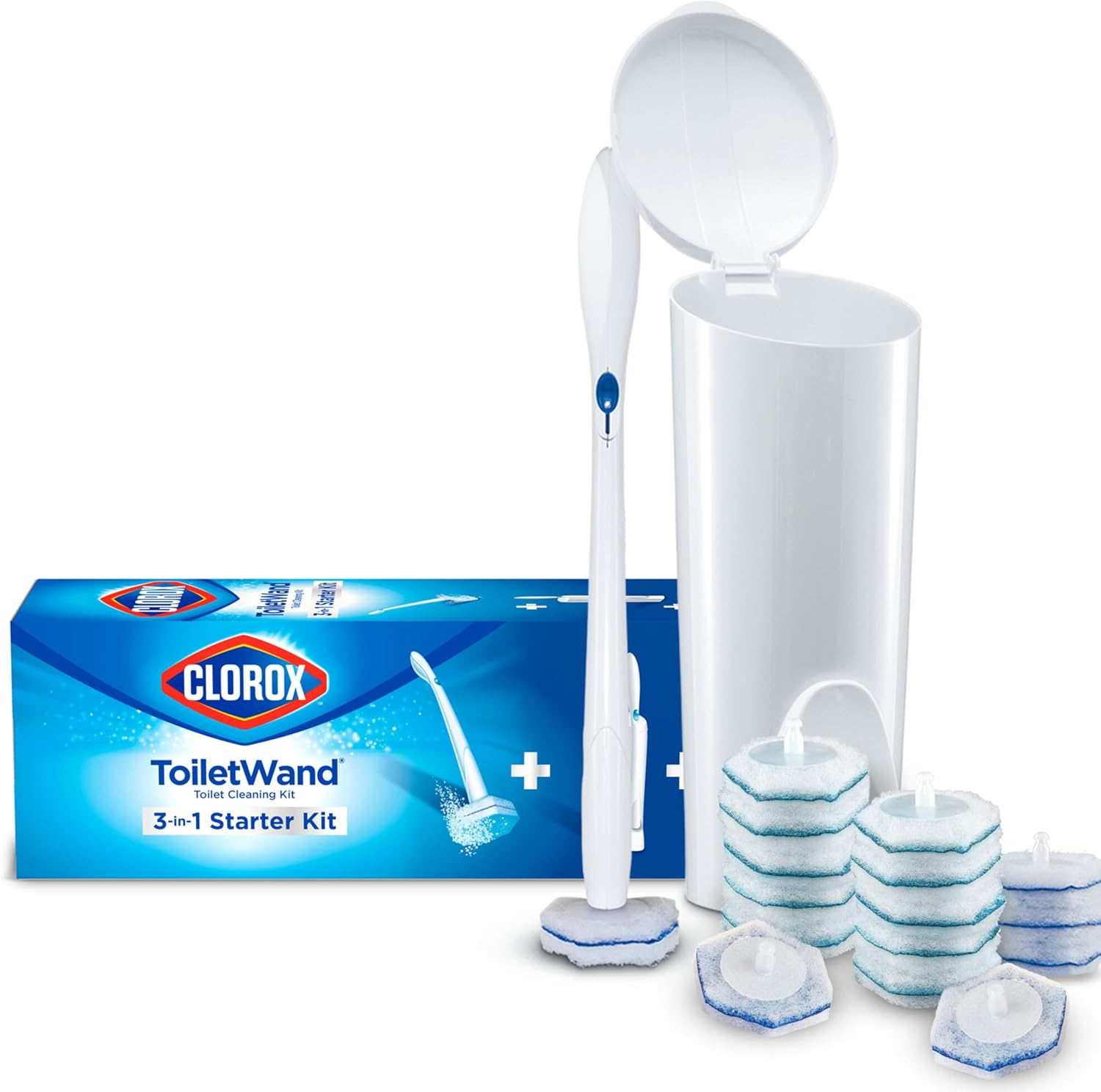 Clorox Toiletwand Disposable Toilet Cleaning System - Toiletwand, Storage Caddy