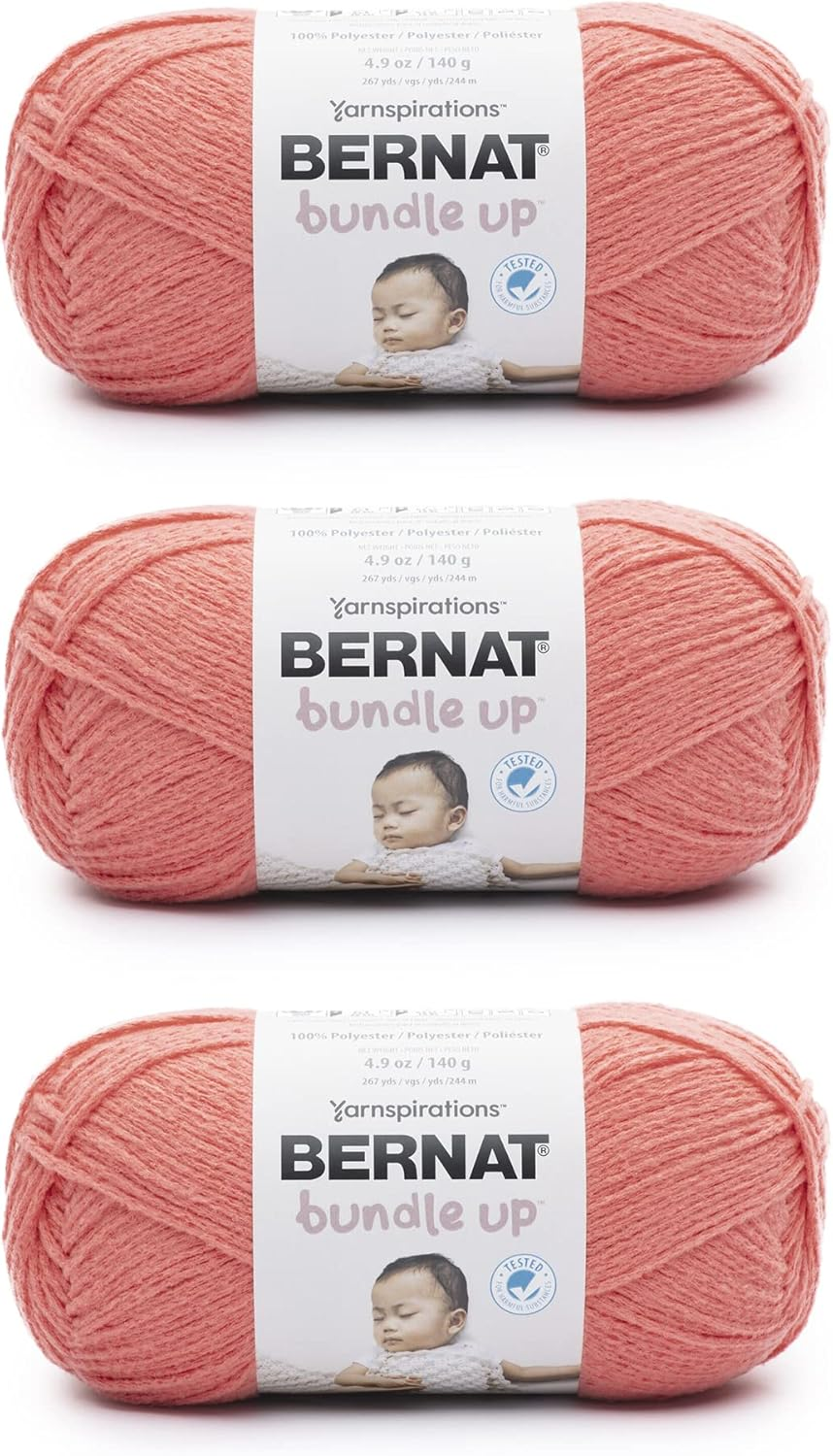 Bernat Bundle Up Green Mist Yarn - 3 Pack of 141g/5oz - Polyester - 4 Medium ... - Picture 10 of 13