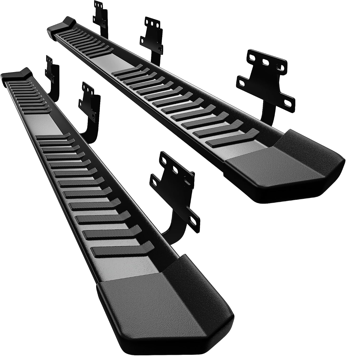 6 Inches Running Boards Crew Cab Compatible with 2019-2026 RAM 1500 New Body, Step Pad Design, Stainless Steel Side Steps Nerf Bar