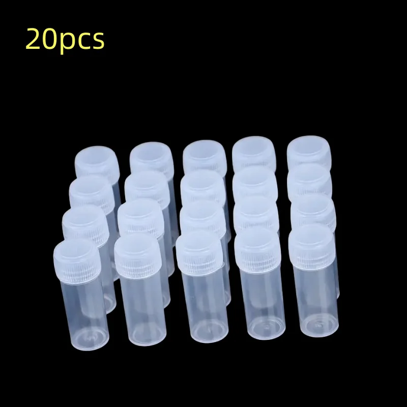 5ML Plastic Sample Jars 5G Small Storage Vials Medicine Pill Liquid Powder