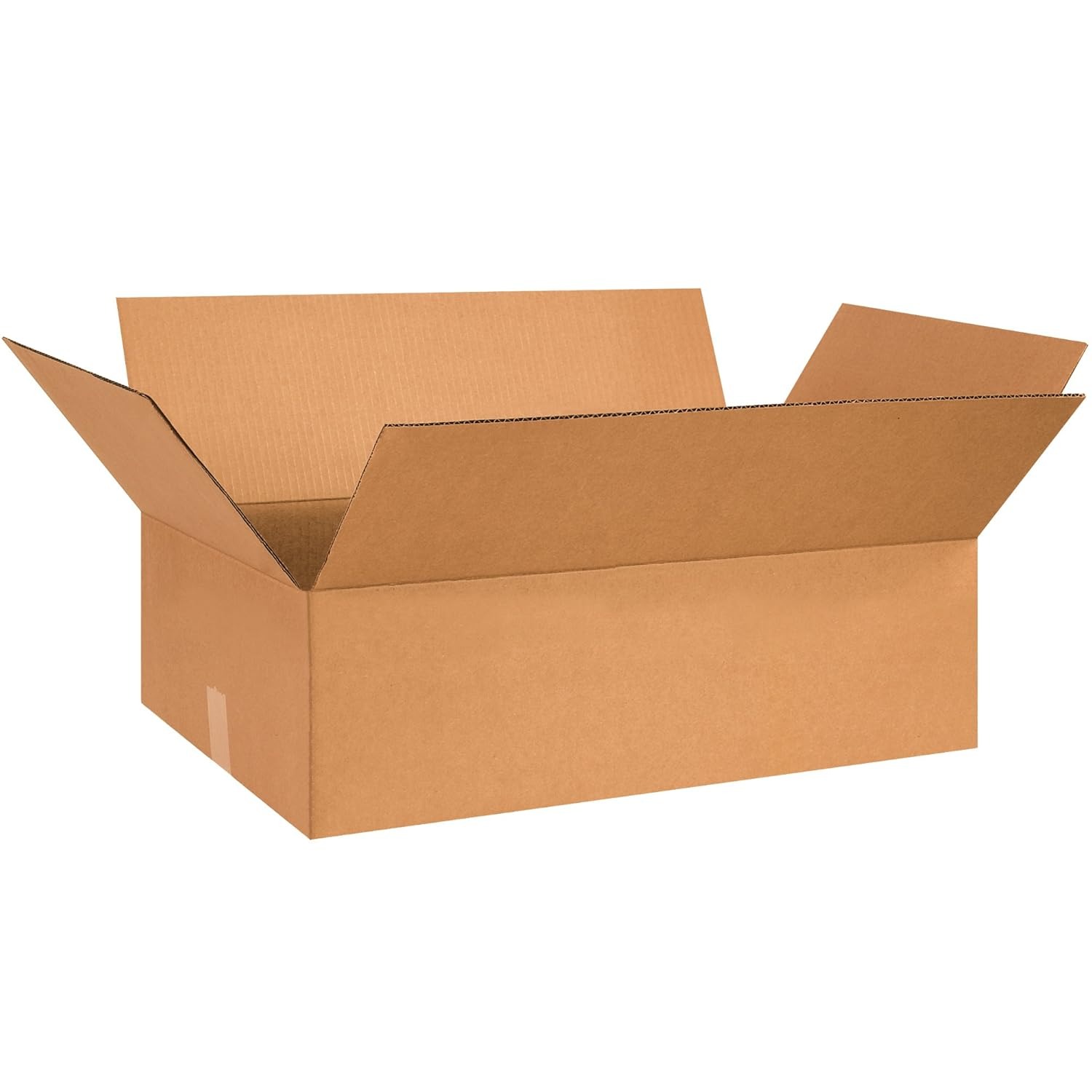 26X15X5 Flat Corrugated Boxes, Flat, 26L X 15W X 5H, Pack of 20 | Shipping, Packaging, Moving, Storage Box for Home or Business, Strong Wholesale Bulk Boxes