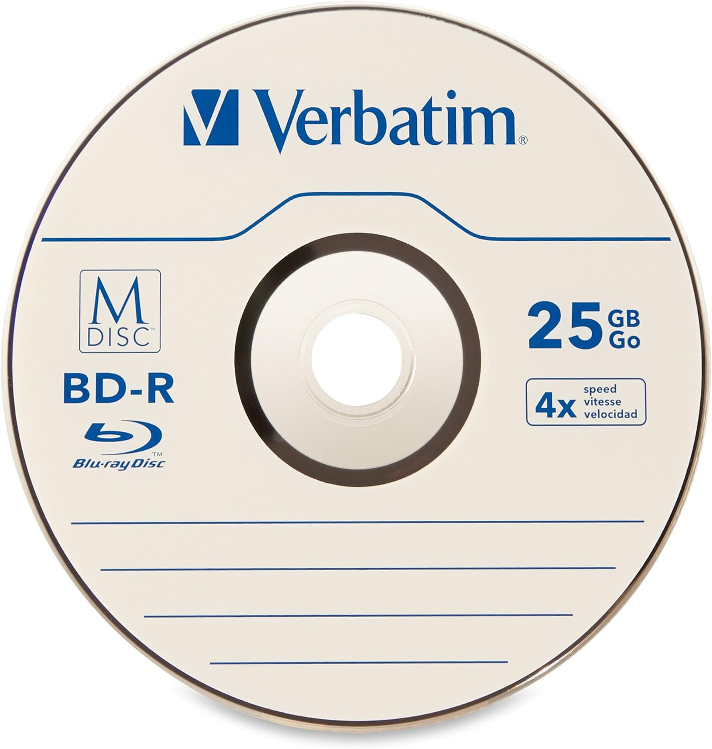 Verbatim M-Disc BD-R 25GB 4X with Surface - 25pk Spindle - 98909 - Picture 3 of 15