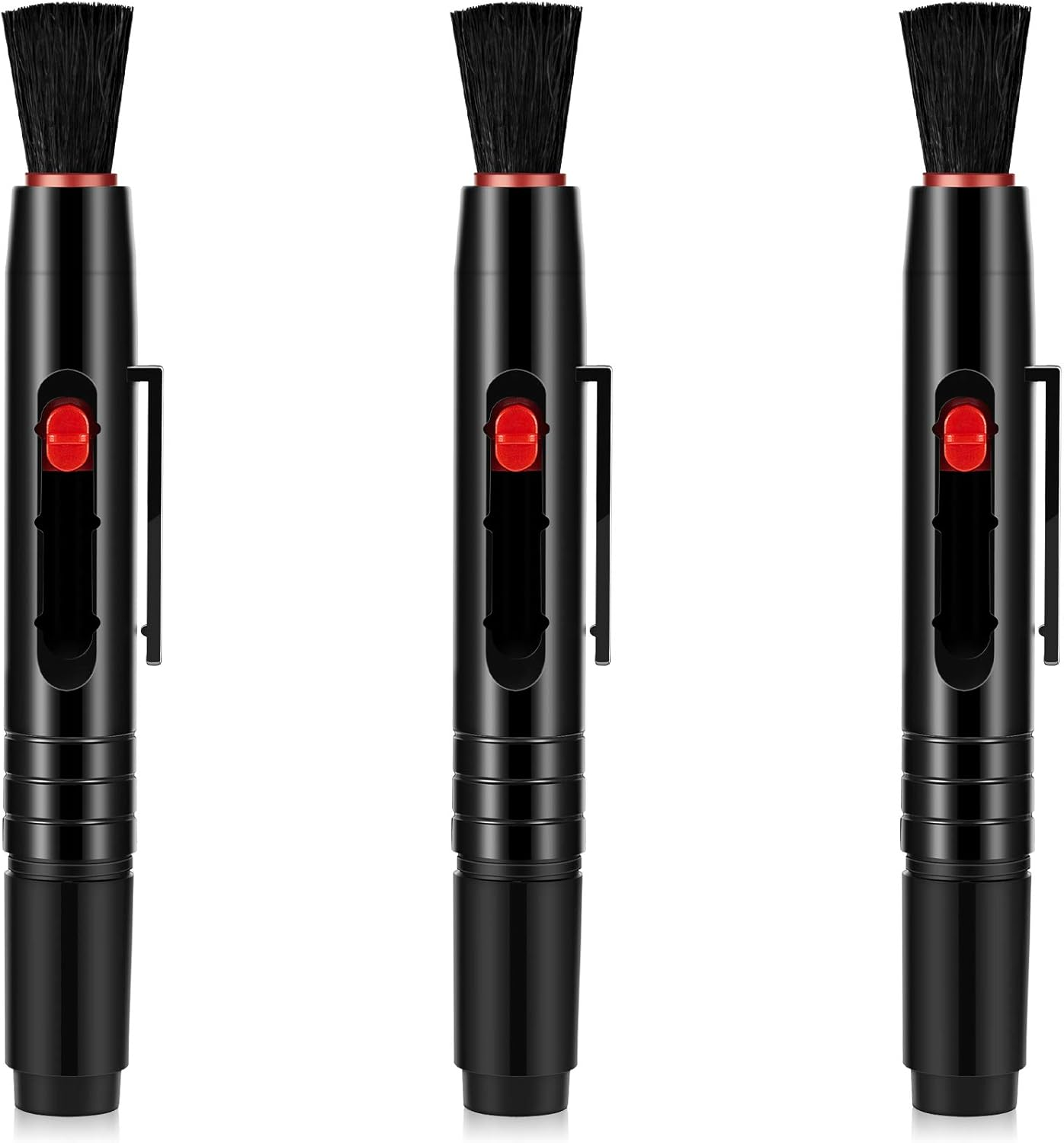 3 Pieces Multifunction Lens Cleaning Pen Brush, Lens Brush Camera Screen Cleaning Pen for Camera, SLR, Telescope, Magnifying Glass, Phone
