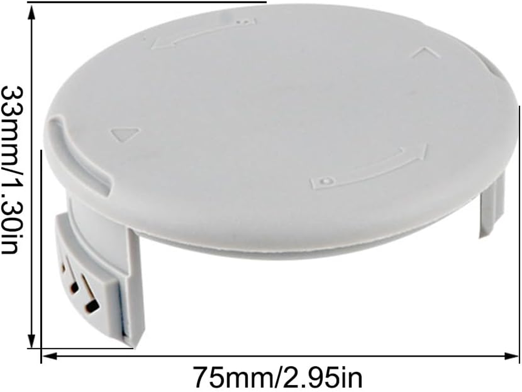 6Pcs Trimmer Spool Caps, Replacement Spool Cover Caps, Compatible with Ryobi ... - Picture 3 of 16