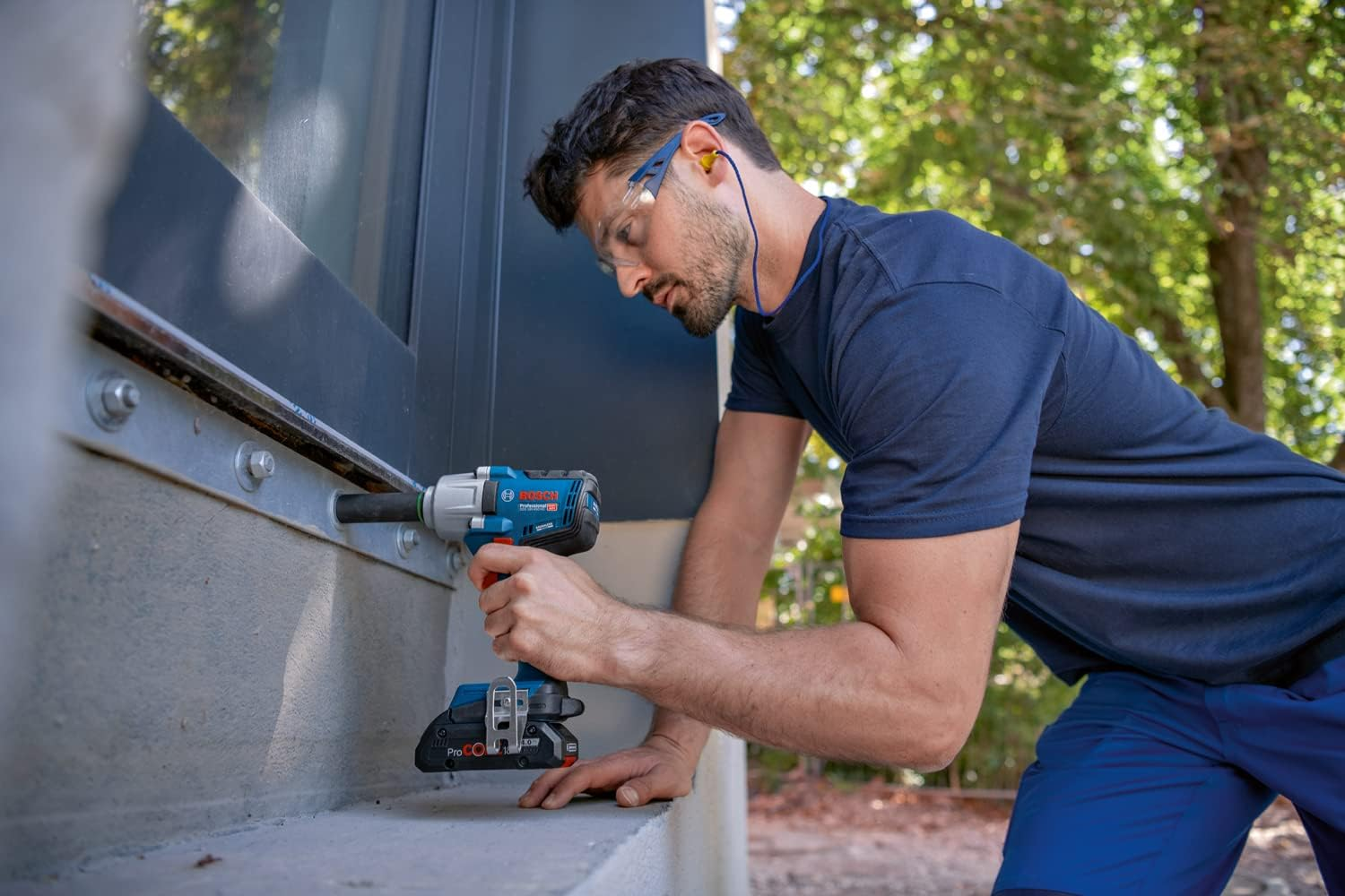 Bosch Professional Cordless Impact Wrench GDS 18V-450 HC (450 Nm tightening, ... - Picture 5 of 9