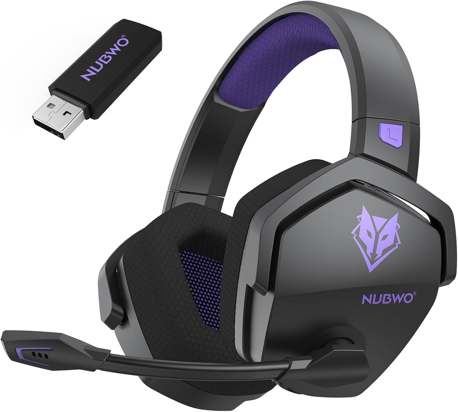 NUBWO G06 Dual Wireless Gaming Headset with Microphone for PS5, PS4, PC, Mobi... - Picture 9 of 15