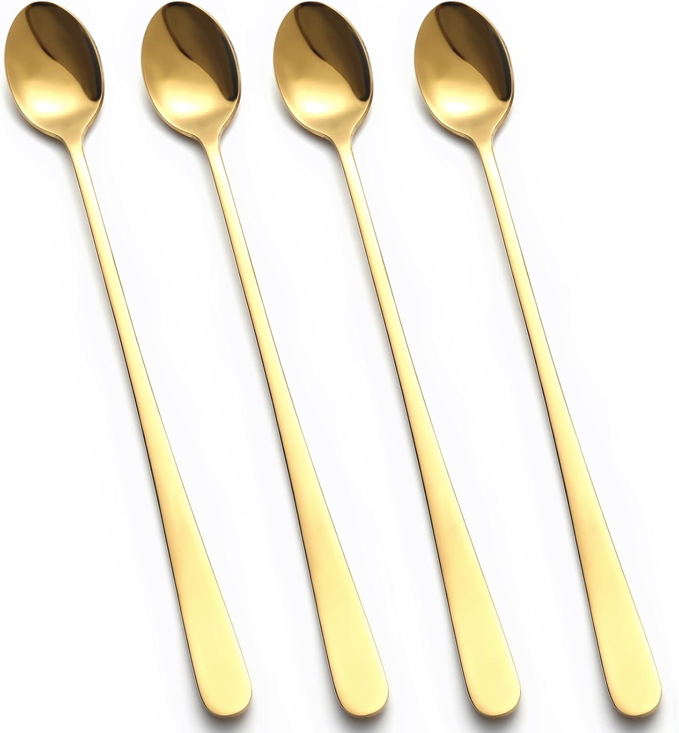 tiokin Long Handle Spoons, 223mm Teaspoons with Long Handle, Stainless Steel ... - Picture 11 of 17