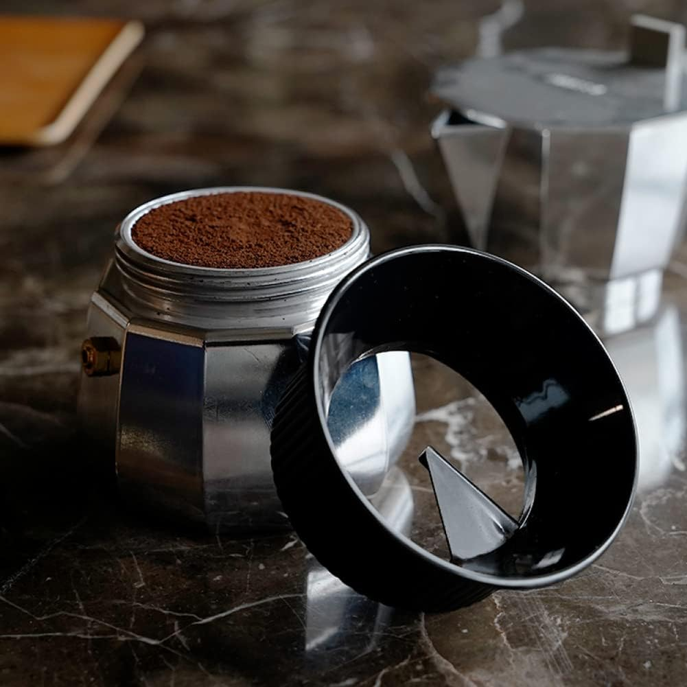 watchget Moka Pot Dosing Funnel - 54mm Espresso Coffee Dosing Ring, Plastic P... - Picture 8 of 13