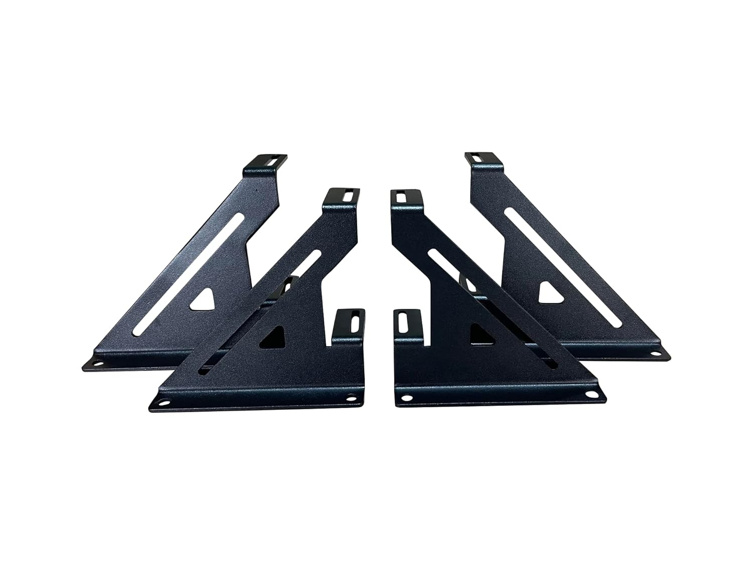 Droppin HZ Car Audio 2RACK 2 Channel Amplifier Rack, Steel, Black Powder Coated, Bracket Mount, 24 Watts, Audio Equipment Rack