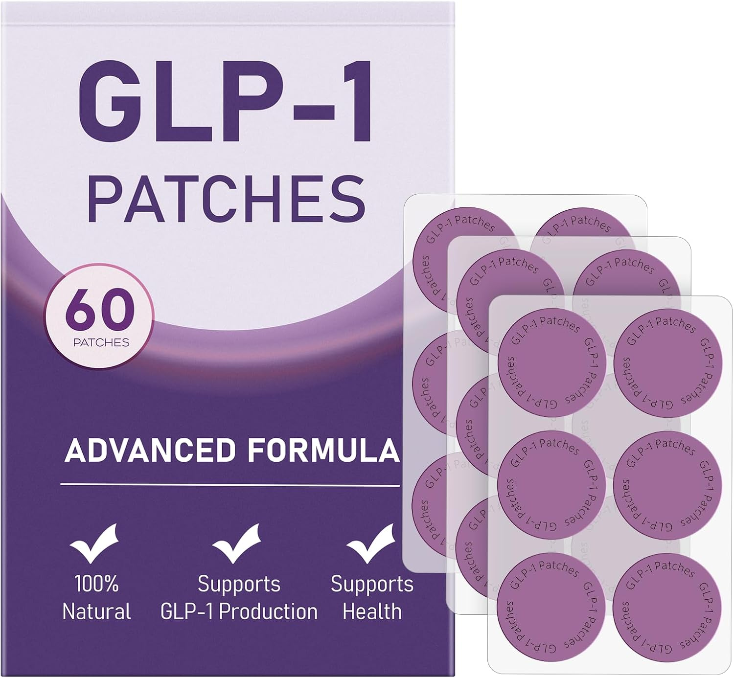 glp- 1 patches AYOJOY GLP-1 Patches for Women & Men | Advanced Natural Formulation | with  L-Glu