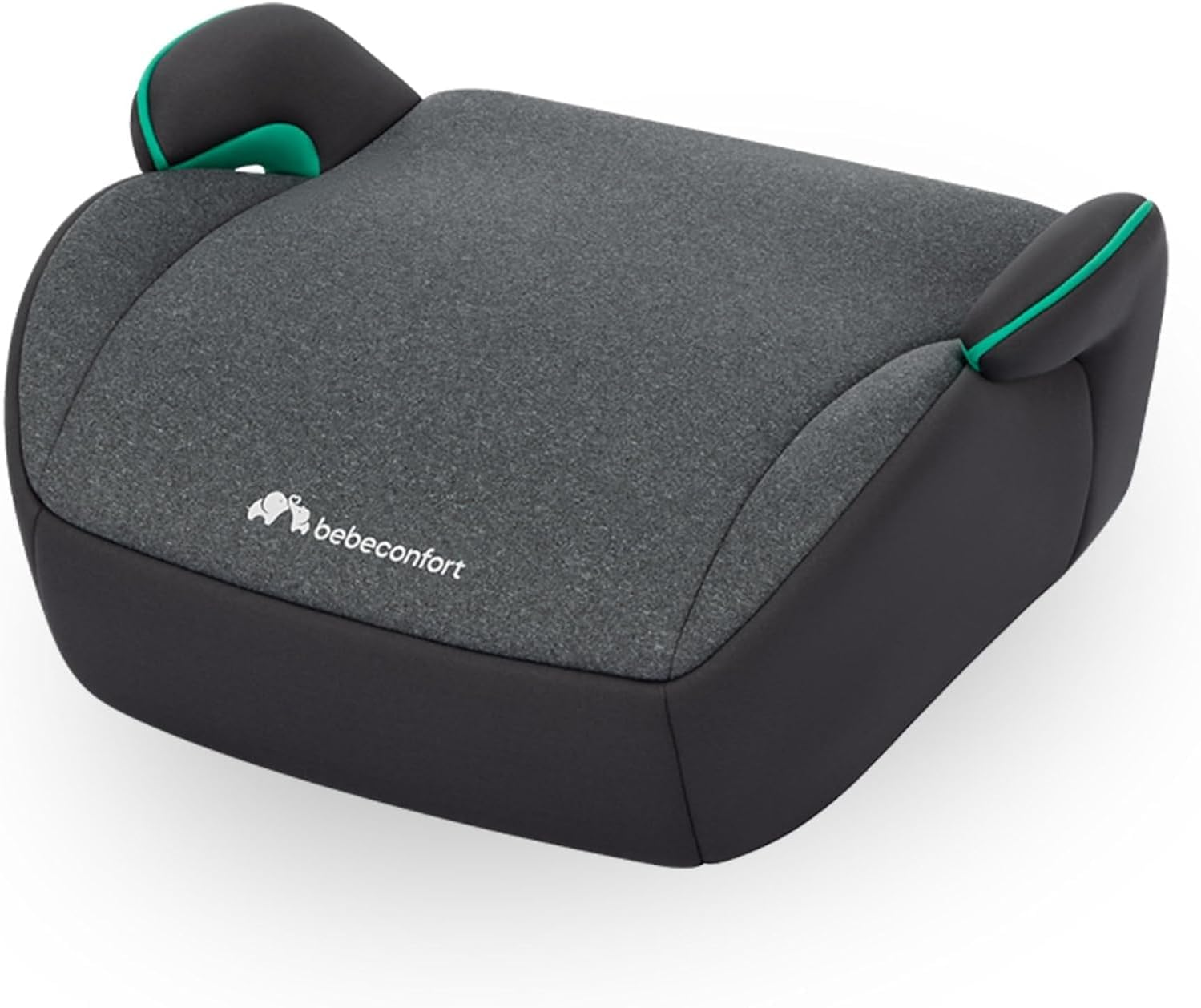 Manga I-Safe Rialzo Auto, Alzatina Auto per Bambini 6-12 Anni, 128-150 Cm, Seggiolino Auto Leggero E Compatto, Seduta Imbottita, Tinted Graphite