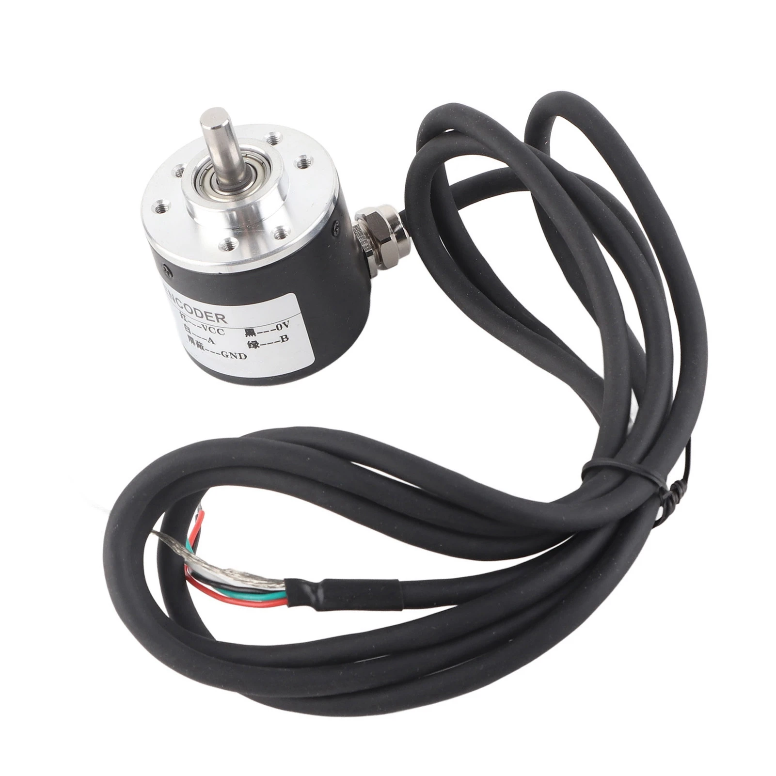Industrial Automation Equipment 600P/R Magnetoelectric Incremental Rotation Encoder 5V‑24V 2‑Phases Shaft 6mm