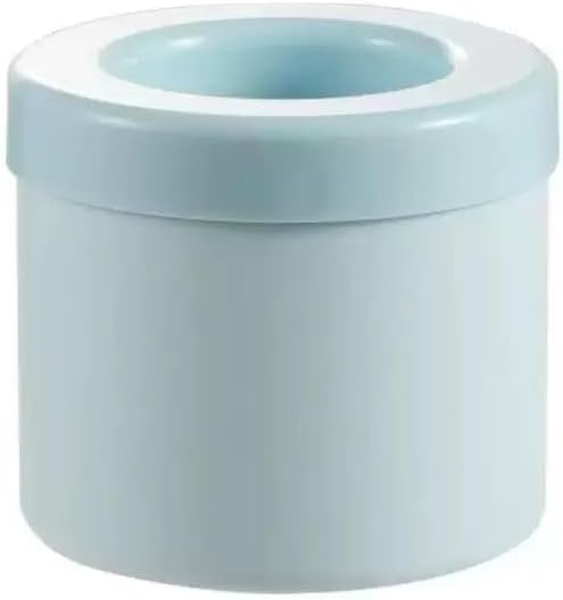 Mini Ice Maker Cylindrical Silicone Ice Cube Maker Small Ice Cube Tray with Lid Decompression Ice Cube Moulding Ice Cup Push up 60 Ice Cubes ,Makes Easy Release