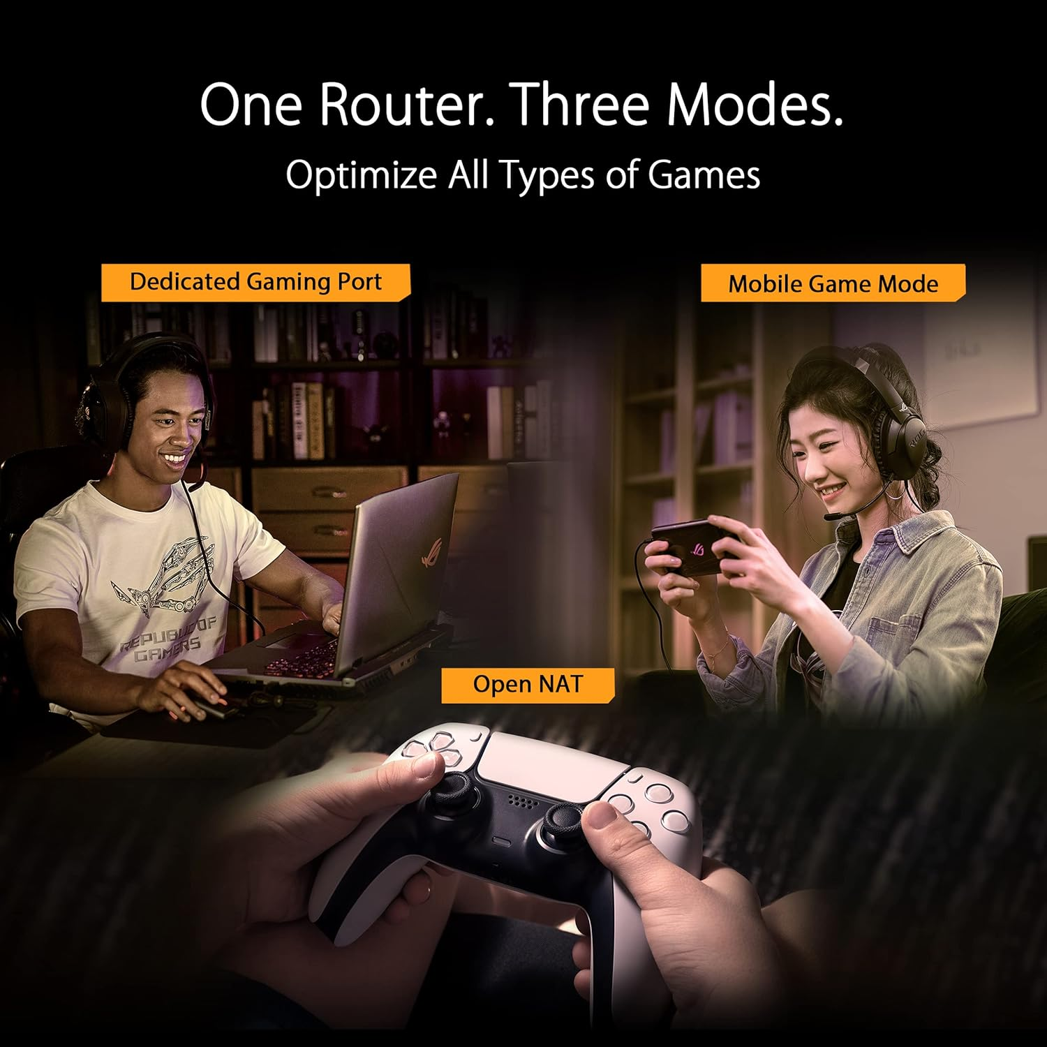 ASUS TUF Gaming AX6000 Dual Band WiFi 6 Gaming Router with Dedicated Gaming P... - Picture 5 of 14