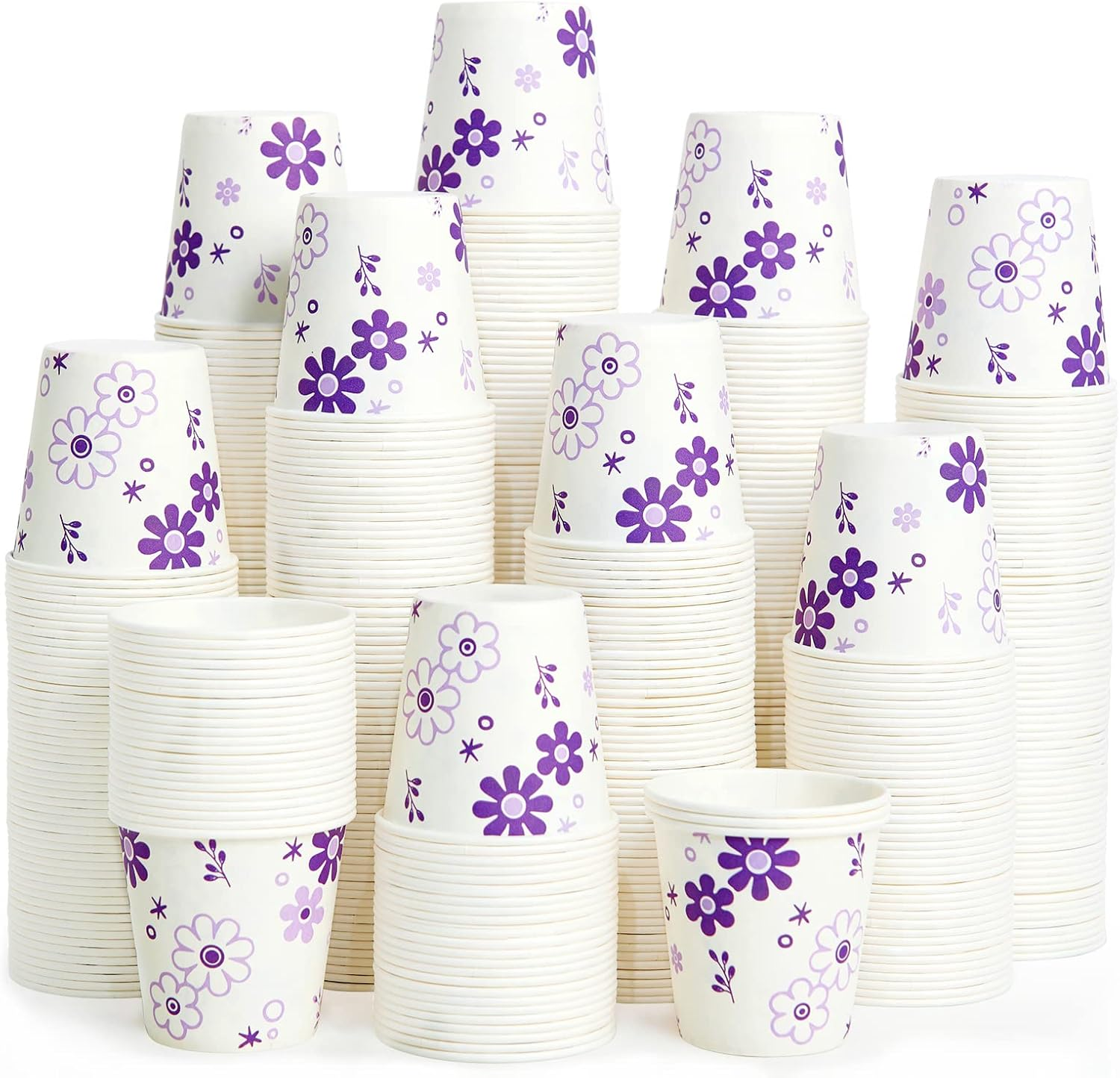 300 Pack 3Oz Disposable Bathroom Cups, Paper Mouthwash Cups