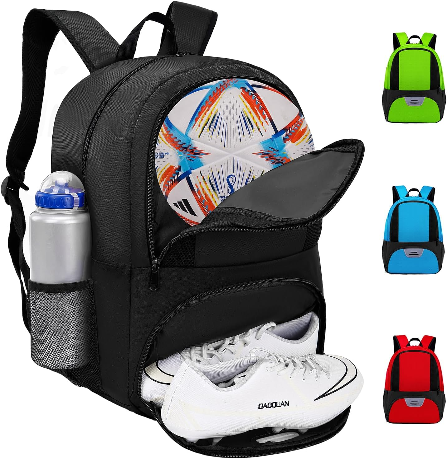 Soccer Bag,Youth Soccer Backpack, Football Volleyball Basketball Backpack Fo,Spo