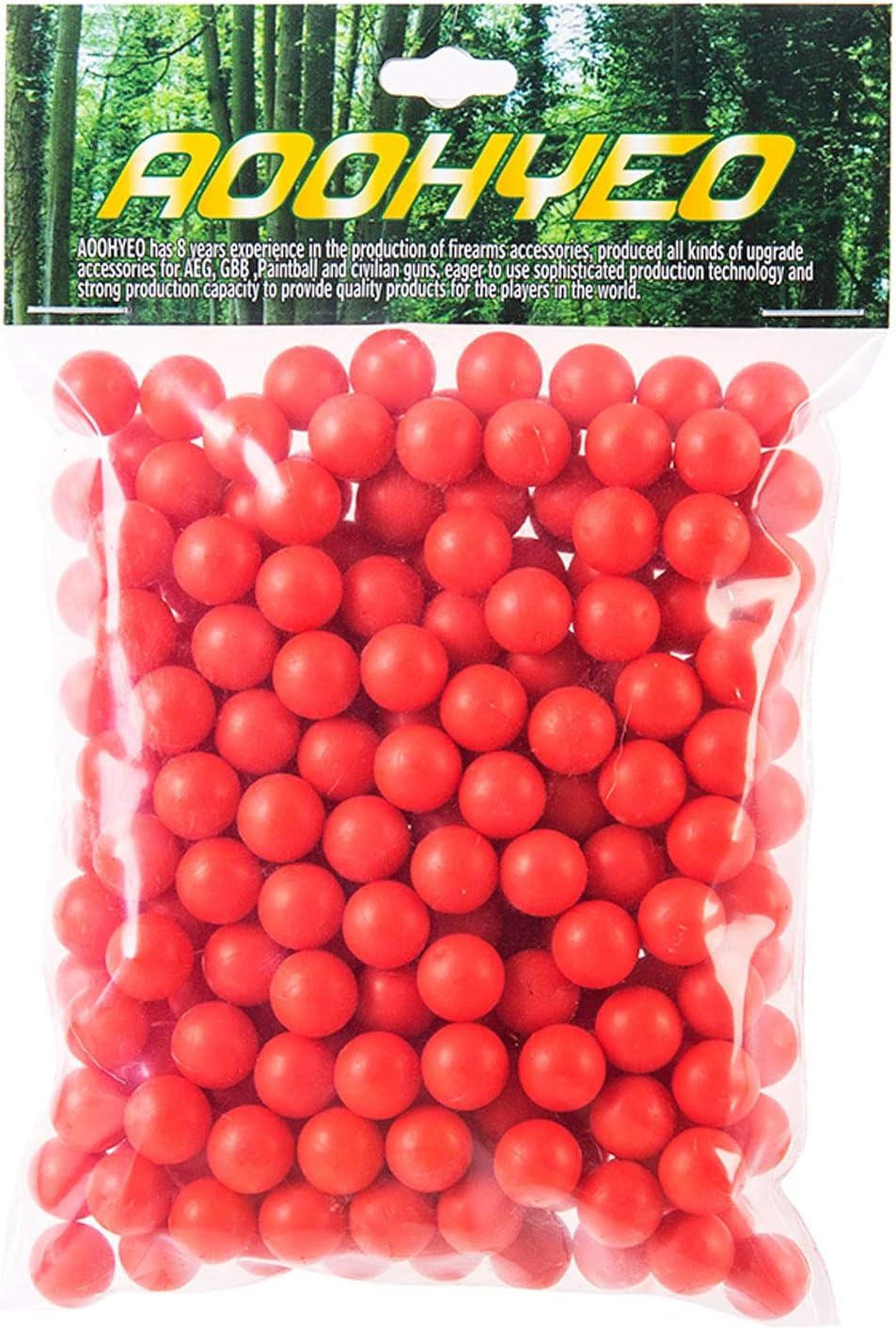 AOOHYEO Paintballs .43Cal Rubber Ball - Reusable 0.43 Caliberl Riot Solid Sof... - Picture 2 of 14
