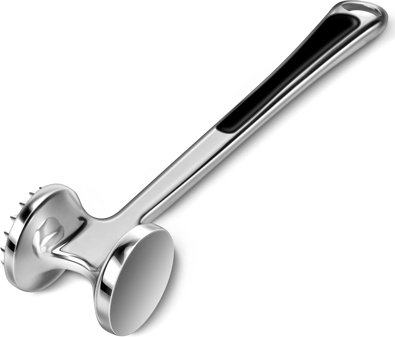 Meat Tenderizer Hammer Mallet Tool Pounder for Tenderizing Steak Beef and Poultry. with Rubber Comfort Grip Handle.Dishwasher Easy