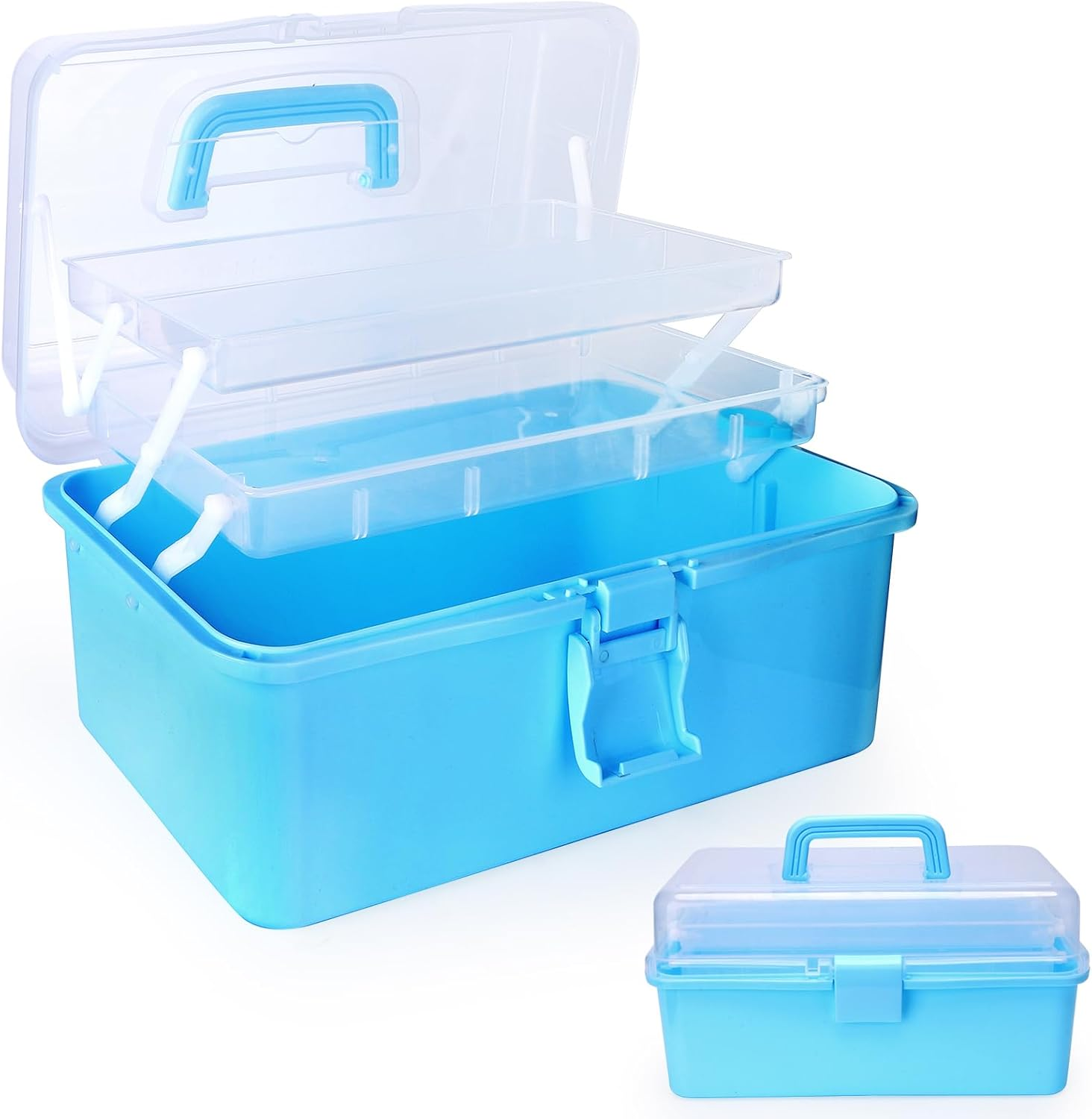 13 Inch Cake Decorating Storage Case, Suitable for Storing Baking Supplies (NOT INCLUDED), Blue