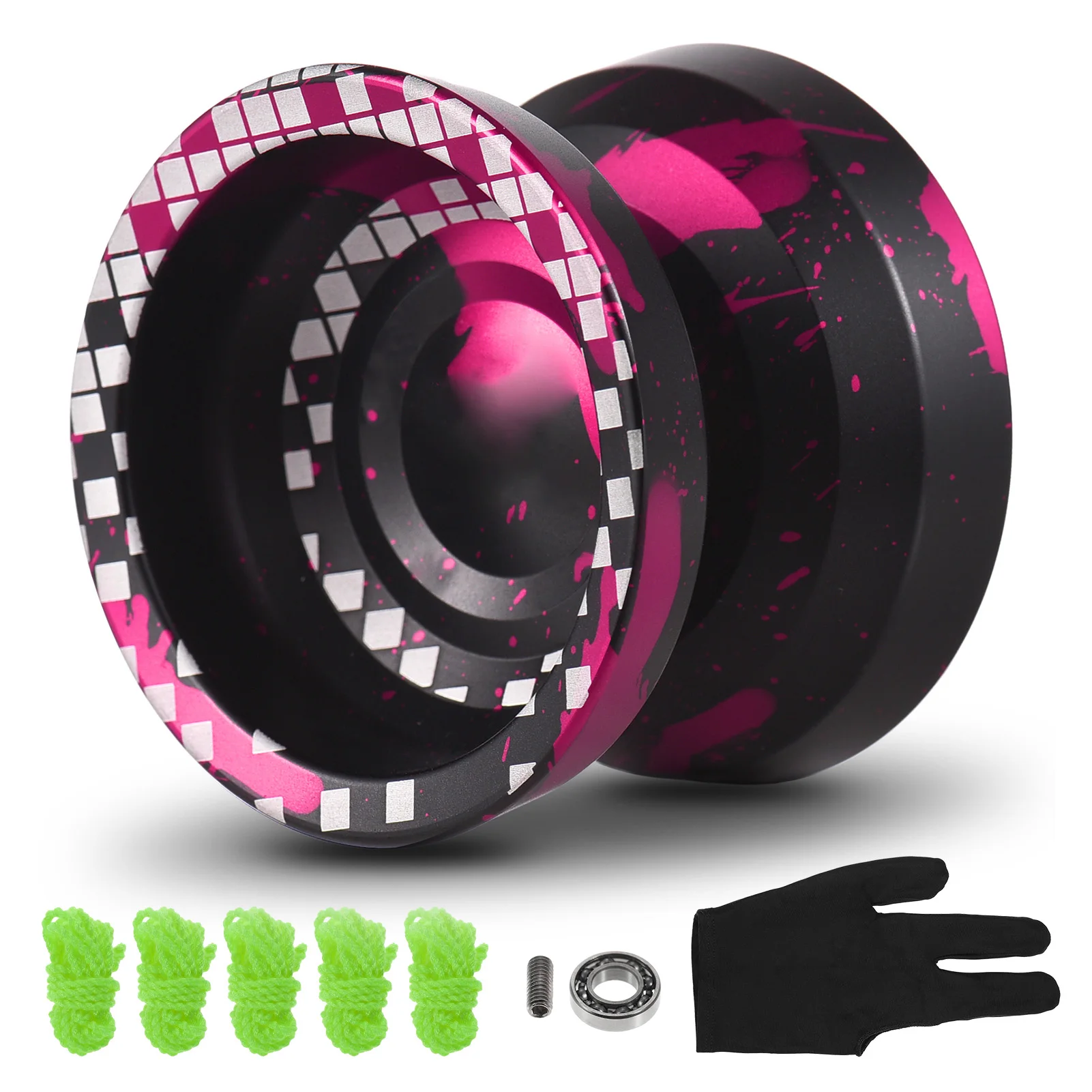 Professional Yoyoball Aluminum Alloy Responsive Yoyoball with Unresponsive Bearing Beginners Yo Yo Ball Yo Yo
