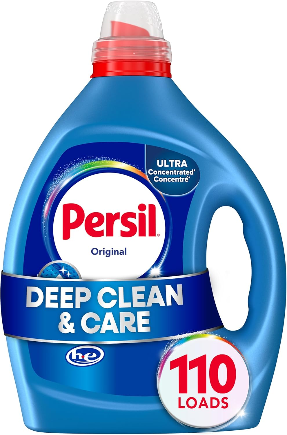 Original Everyday Clean Liquid Laundry Detergent, 82.5 Fl Oz, 110 Loads, Ultra Concentrated, Deep Clean & Care for Colors & Whites, Laundry Soap for All Water Temperatures, HE Safe