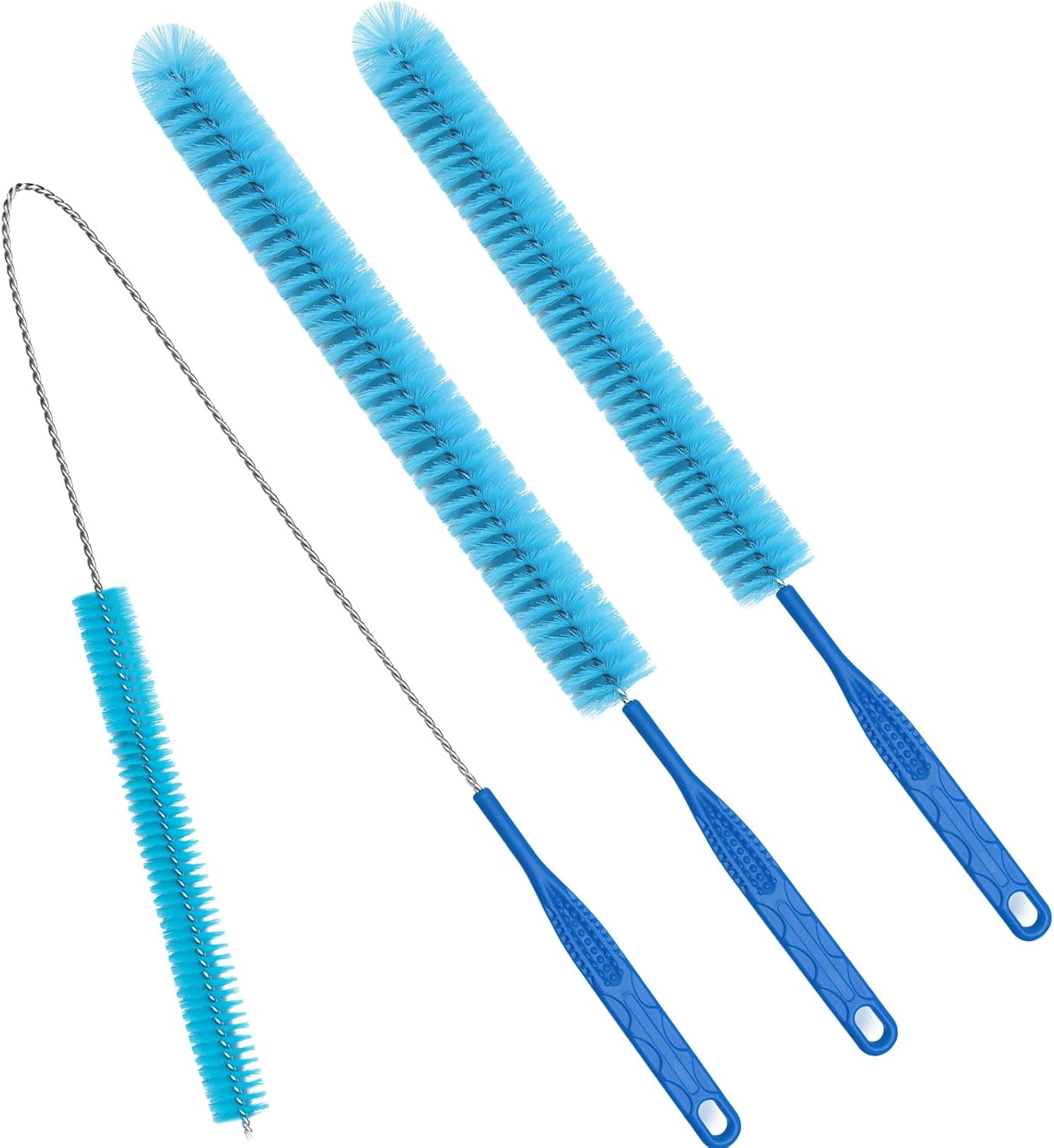 3Pack Dryer Vent Cleaner Kit, Home Improvement Essential Cleaning Tools, up to 30 Inch Long Brush Cleaning Set,Pet Hair Remover for Laundry,Drain Snake