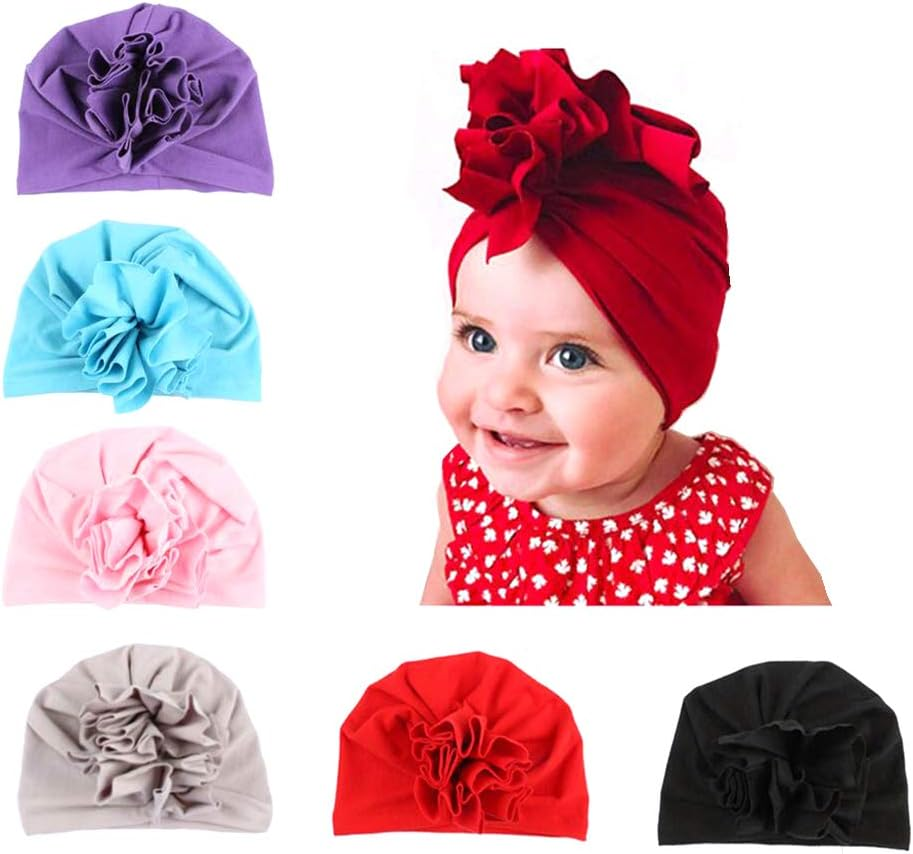 Upsmile 7 Pieces Adorable Baby Knot Headbands Newborn Elastic Sretch Head Wra... - Picture 12 of 20